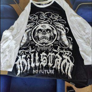 Killstar Men's 3/4 sleeve